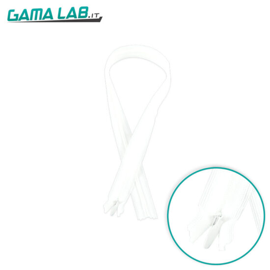 cerniera Ykk invisibile nastro trasparente