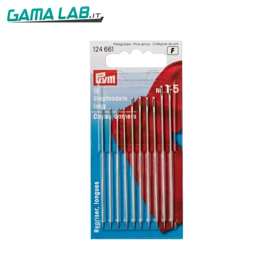 124661 Aghi rammendo lunghi No. 1-5 ass. - 10pz