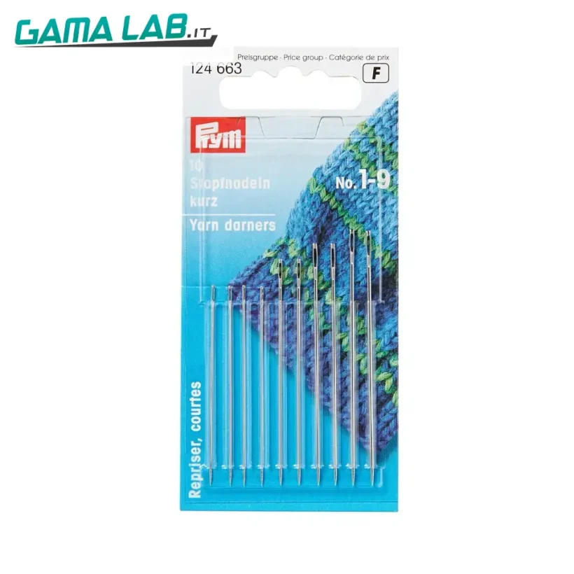 124663 Aghi rammendo corti No. 1-9 ass. - 10pz
