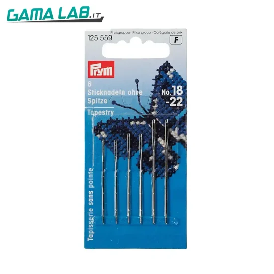 125559 Aghi lana senza punta No. 18-22 ass. - 6pz