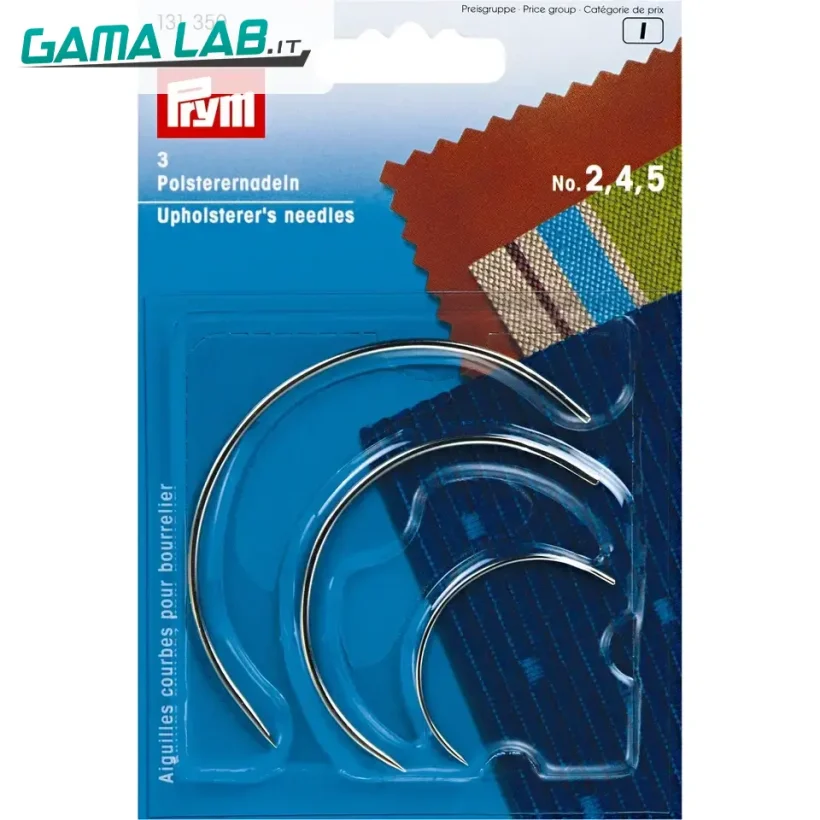131350 Aghi mezza luna per tappezzieri No. 2