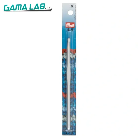 195140 Uncinetti per lana alluminio grigio perla 14 cm 4