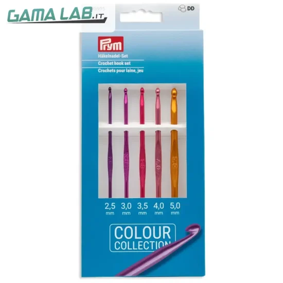 195995 Uncinetti p.lana set allu col. 2