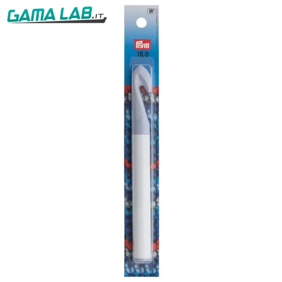 218506 Uncinetti per lana plastica grigio 17 cm 15