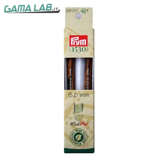 223311 Pt.di ferri magl lunghi NATURAL 8