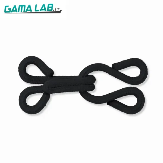 261453 Ganci ed occhielli per pellicceria nero - 3pz