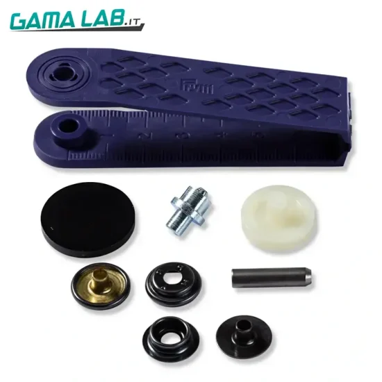 390200 Bottoni a pressione 'Sport & Camping' 15 mm ossido - 10pz