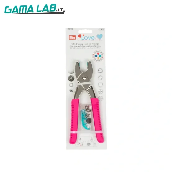 390902 Prym Love Pinza Vario rosa scuro + att. Color Snaps - 1pz