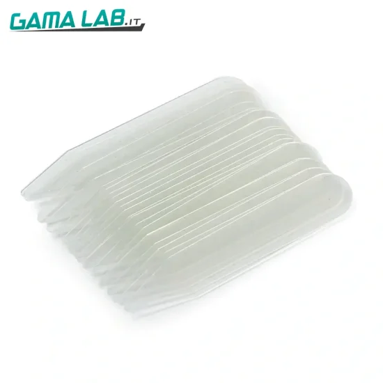 405262 Stecca per colletti 15 x 80 mm trasparente - 24pz