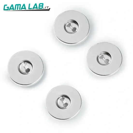 416471 Bottone magnetici per cucire 19 mm oro - 3pz