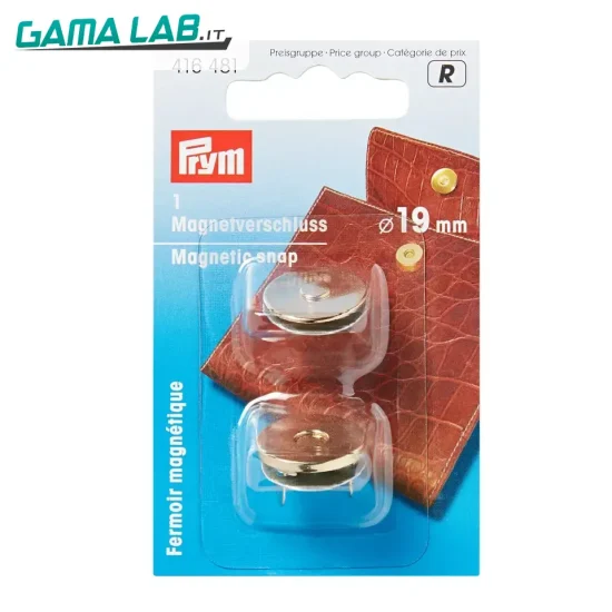 416481 Chiusura magnetica 19 mm oro - 1pz