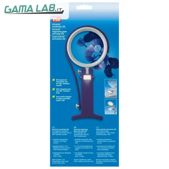 610380 Lente d'ingrandimento LED - 1pz