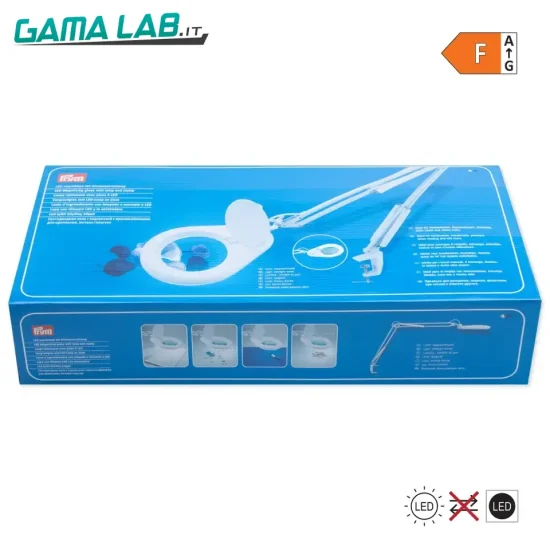 610382 Lente d’ingrandim. lampa. + morsett. LED - 1pz
