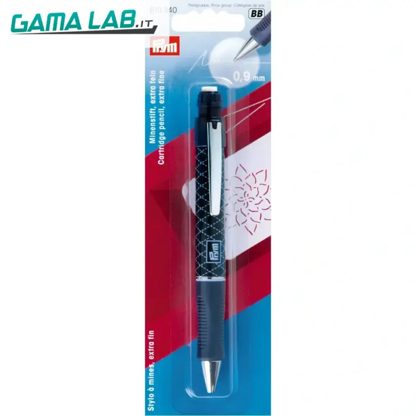 610840 Matita con cartuccia con 2 mine bianco - 1pz