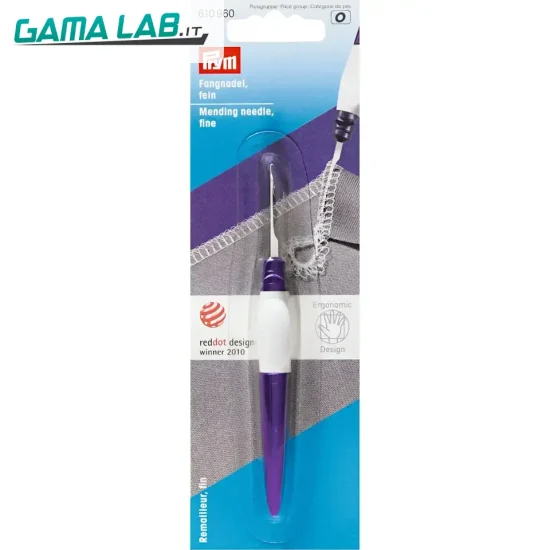 610960 Uncinetto rimagliatore fine ergonomic - 1pz