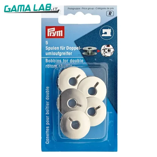 611352 Bobine per doppia navetta rotante metallo 21