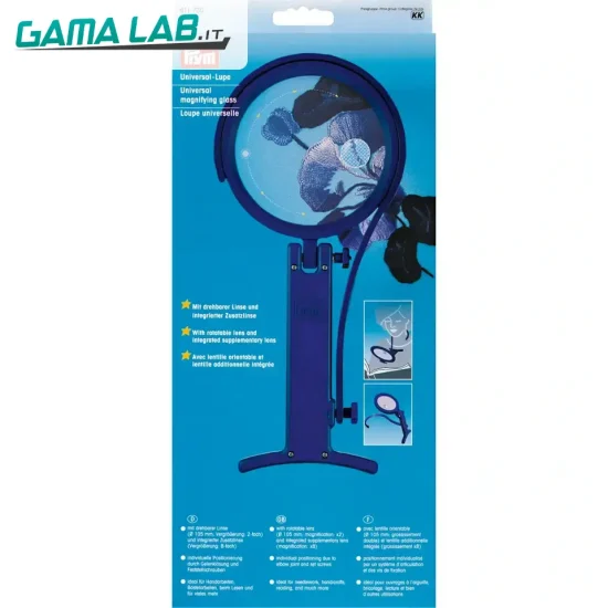611730 Lente di ingrandimento con staffa - 1pz