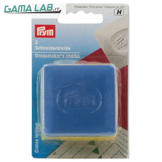 611816 Gessetti per sarti giallo/blu - 2pz