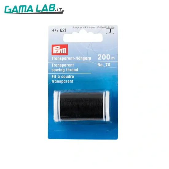 977621 Filo da cucire trasparente No. 70 scuro - 200m