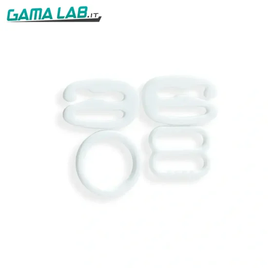 991913 Accessori per reggiseno plastica 18 mm ass. transparente - 10pz