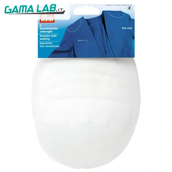 993800 Spalline non ricoperte raglan misura unica bianco - 2pz