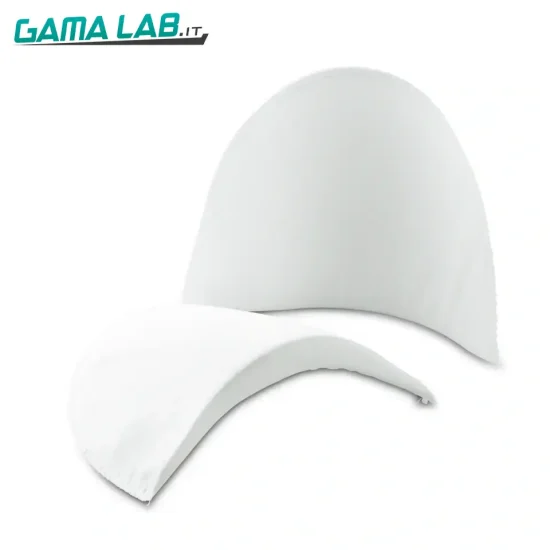 993860 Spalline senza autofissanti mezzaluna S bianco - 2pz