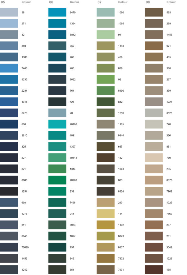 cartella colori amann serafil fine