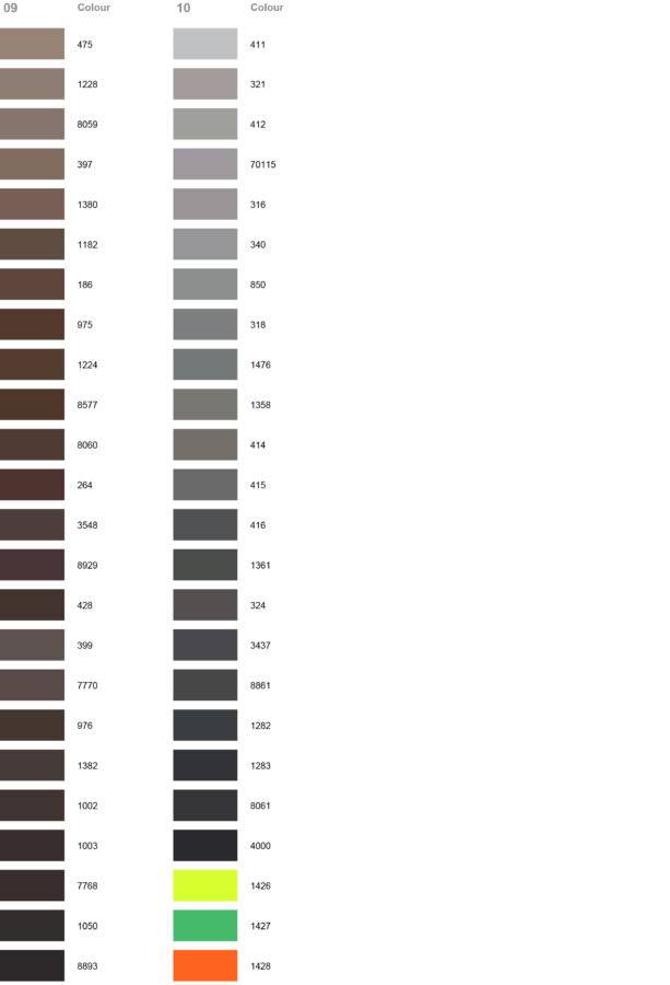 cartella colori amann serafil fine