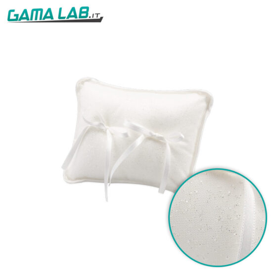 cuscino portafedi con cristalli Swarovski