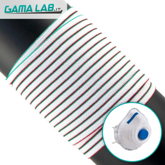 elastico piatto tricolore