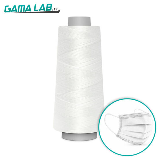 filo gutterman bianco per mascherine