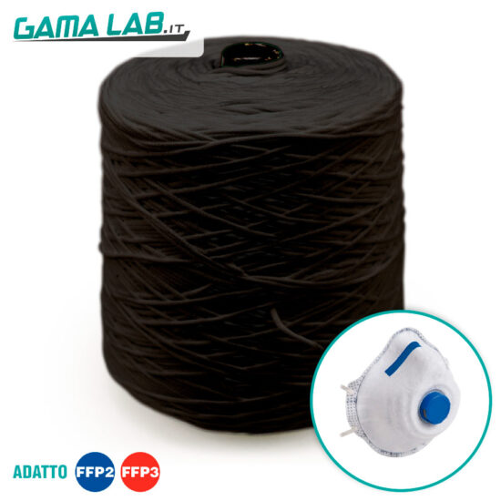 cordino elastico nero