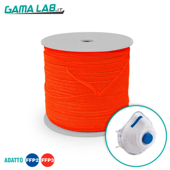 elastico colorato piatto naturale per mascherine